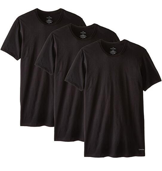 Calvin Klein 男款轻薄纯色T恤 3件装 11.7美元约￥80 买手党-买手聚集的地方