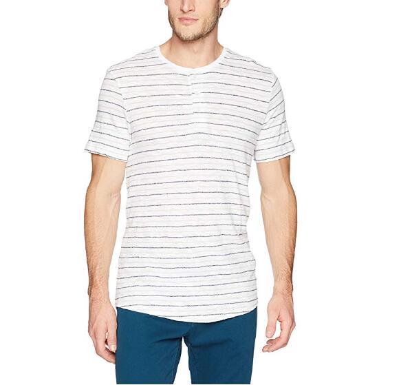 限M码！Calvin Klein Solid Stripe 男士T恤 9.05美元约￥66.06 买手党-买手聚集的地方