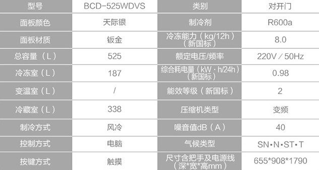 1日0点抢购：带水吧 Haier 海尔 525升 双变频 对开门冰箱 BCD-525WDVS 3749元（上次推3999元） 买手党-买手聚集的地方