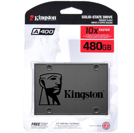 Kingston 金士顿 A400系列 480G Sata3 固态硬盘 399元（之前推荐499元） 买手党-买手聚集的地方