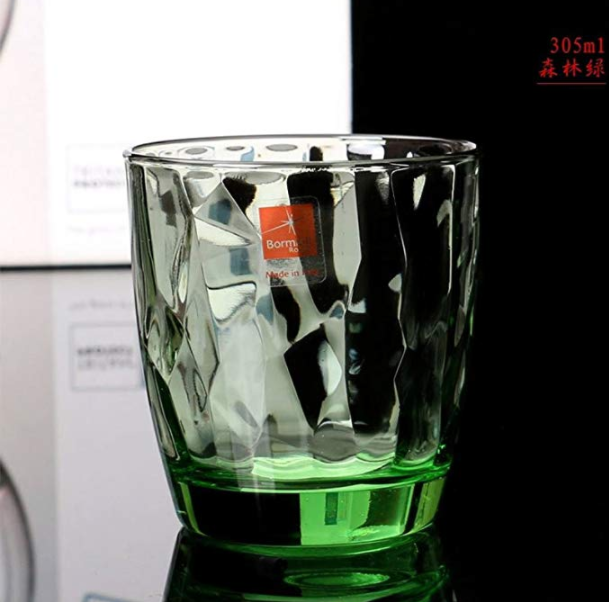 Bormiolirocco 波米欧利.罗克 钻石玻璃杯 绿色水杯 6只装 305ml 99元（长期139元） 买手党-买手聚集的地方