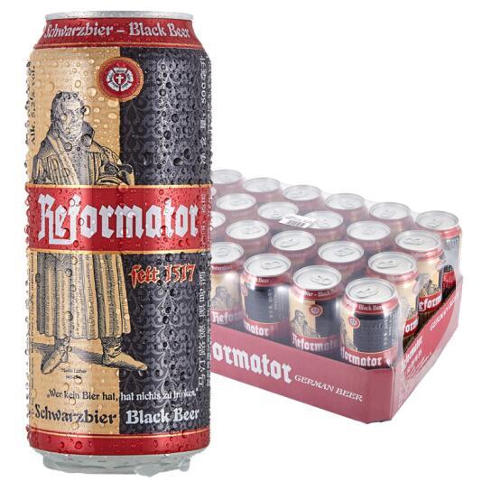 德国原装进口 Reformator 马汀路德 黑啤酒 500ml*24听*3件 209.2元 买手党-买手聚集的地方