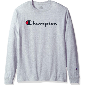 美亚凑单品：Champion 冠军 男士 100%纯棉 长袖T恤 12.5美元约￥86 买手党-买手聚集的地方
