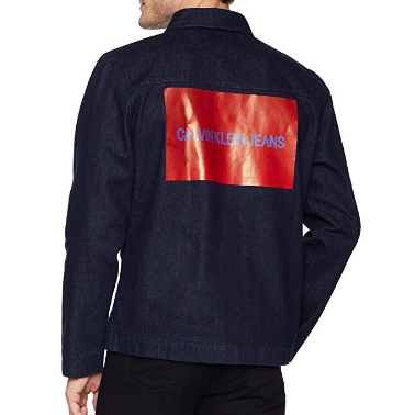 L码，Calvin Klein Jeans Coaches Jacket 41I5037 男士教练夹克 22美元约¥153 买手党-买手聚集的地方