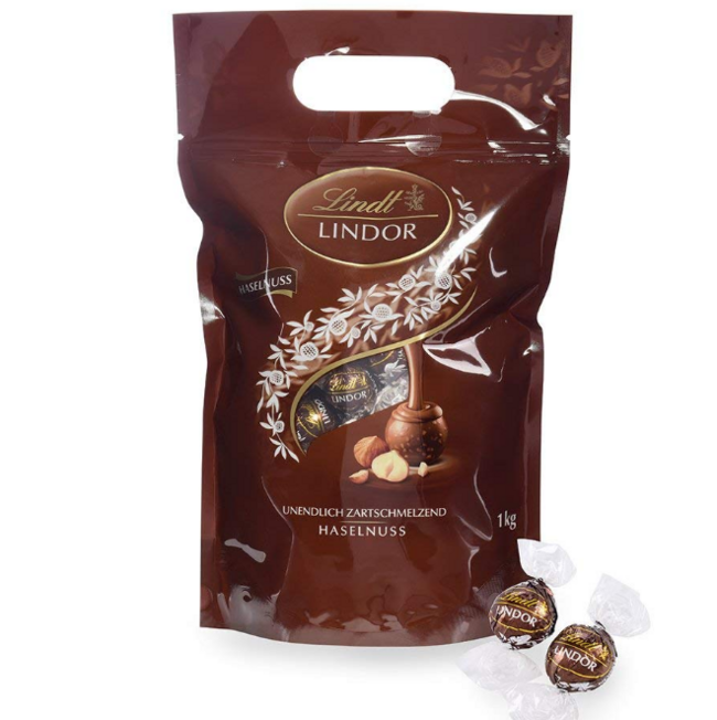 Lindt 瑞士莲 Lindor系列 榛子软心巧克力 2斤约80颗 Prime会员凑单到手价124元 买手党-买手聚集的地方