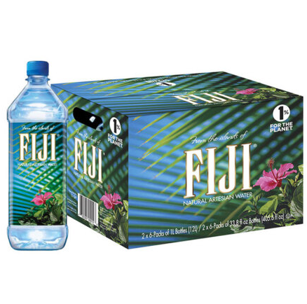 王思聪泡面水，Fiji 斐济 天然矿泉水 1L*12瓶 +凑单品 101.23元含税包邮 买手党-买手聚集的地方