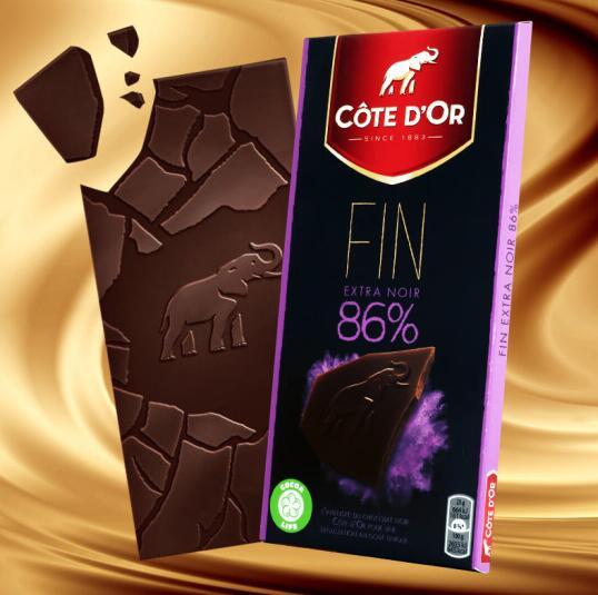 最好吃的巧克力之一！9件x100g COTE D'OR 克特多 金象 86%可可黑巧克力 礼盒装 104.32元包邮 买手党-买手聚集的地方
