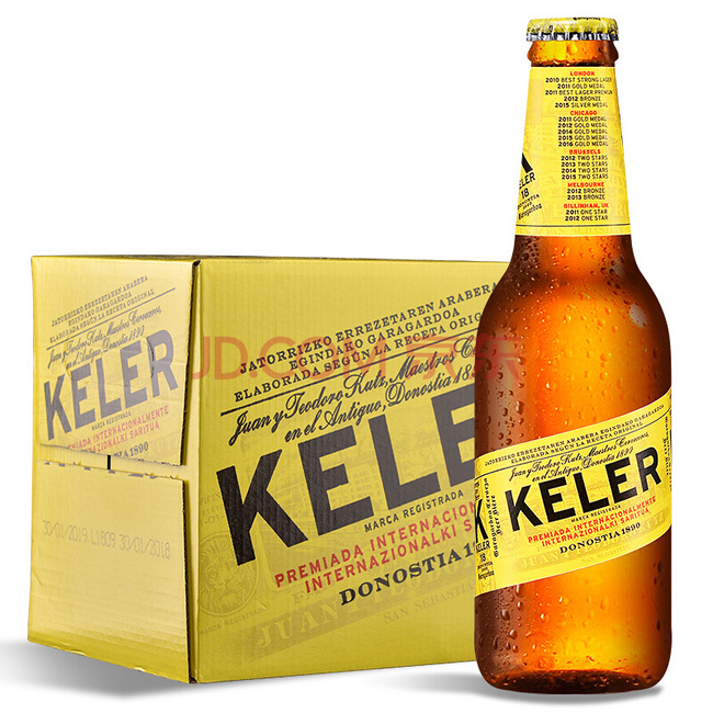 西班牙原装进口 KELER啤酒 250mlx12瓶x3件 121元包邮 买手党-买手聚集的地方