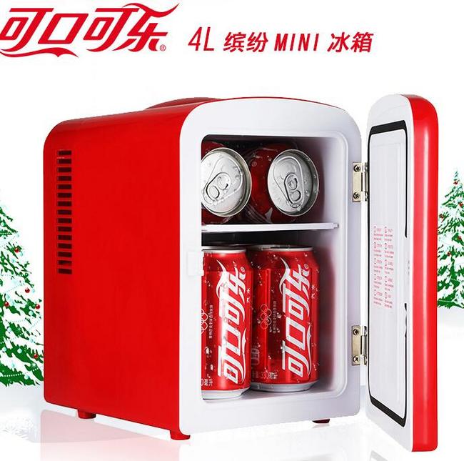 coca cola 可口可乐 便携式 小冰箱4l 159元包邮(京东199元) 买手党