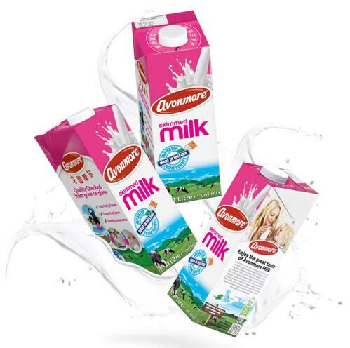 Plus会员、18L：爱尔兰原装进口 AVONMORE 艾恩摩尔 脱脂牛奶 1Lx6瓶x3箱 102.6元包邮 买手党-买手聚集的地方
