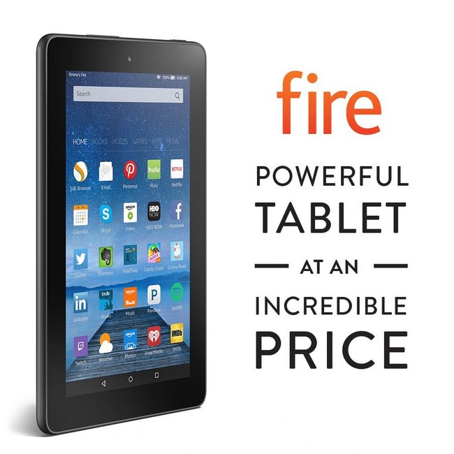 新品发布！Amazon Kindle Fire 7吋 Wi-Fi 8GB平板电脑 50美元约￥318 买五送一  买手党-买手聚集的地方