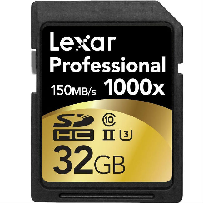 Lexar 雷克沙 专业系列 1000x 32G SD存储卡 26.94美元约¥171（原价58.99美元，京东同款385元） 买手党-买手聚集的地方