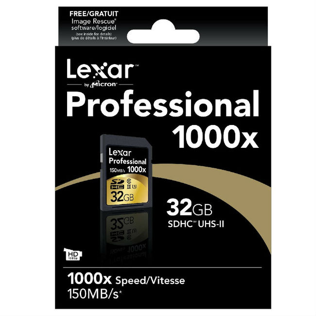 Lexar 雷克沙 专业系列 1000x 32G SD存储卡 26.94美元约¥171（原价58.99美元，京东同款385元） 买手党-买手聚集的地方