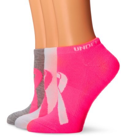 Under Armour 安德玛 Power In Pink No Show Socks 女款短筒运动袜 3双装 9.99美元约￥64 买手党-买手聚集的地方