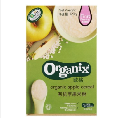 欧格 （Organix） 有机苹果米粉(6-36个月适用）120g 8.8元（平时售价49.5元） 买手党-买手聚集的地方