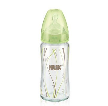 NUK 硅胶吸嘴宽口径耐高温玻璃奶瓶 240ml 49元包邮（平时售价85元） 买手党-买手聚集的地方