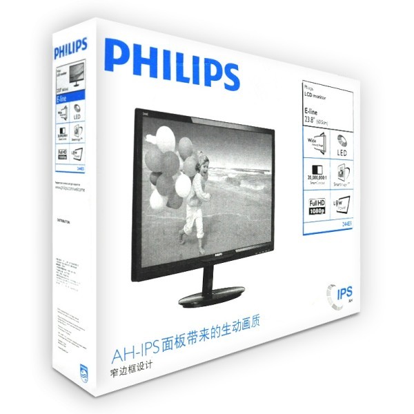 Philips飞利浦 244E5QSD 23.8英寸AH-IPS液晶显示器 789元 （同款1号店899元） 买手党-买手聚集的地方