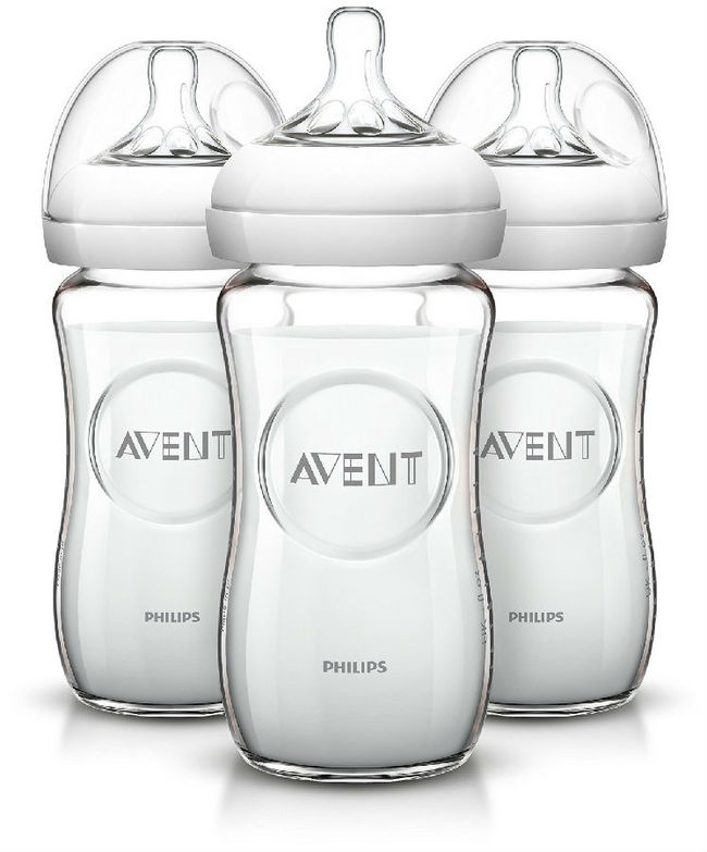 AVENT 新安怡 玻璃奶瓶 240ml 3件 125.56元（直邮到手约155元） 买手党-买手聚集的地方