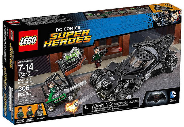 LEGO 乐高 超级英雄系列 蝙蝠侠对超人：氪星石抢夺战 76045 31.58欧元约￥224（直邮到手约287元） 买手党-买手聚集的地方