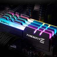 G.SKILL 芝奇 RGB 幻光戟 台式机内存 DDR4 3200MHz 16GB（8GB × 2）组合