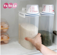 FaSoLa 杂粮储存桶 米桶 2kg*3件