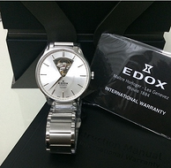 EDOX 依度 Les Vauberts系列 85011-3B-AIN 男士机械腕表