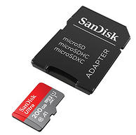 Sandisk Ultra U1 A1 200GB MicroSDXC 存储卡 带卡套