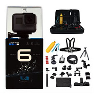 GoPro HERO 6 Black 运动摄像机 + ALL U Need Kit.套装