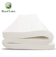 送两个乳胶枕，Royal Latex 天然乳胶床垫 200*150*7.5cm