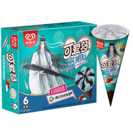 限地区：京东 和路雪 可爱多甜筒 焦糖海盐味 冰淇淋66g*6支