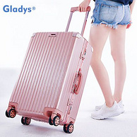 国庆可用 Gladys 歌莱蒂丝 20寸 铝框 拉杆箱