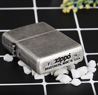 美国原产 Zippo 正版怀旧仿古银 打火机