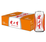 国民老牌饮料：健力宝 橙蜜味 24瓶x330ml