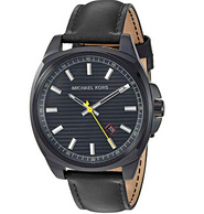 历史最低价！Michael Kors 男士 Bryson MK8632 真皮表带手表