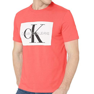 尺码齐全，Calvin Klein 男士 印花T恤