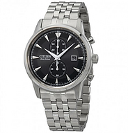 Citizen 西铁城 Corso 系列 CA7000-55E 银黑色男士气质腕表