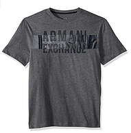 Armani Exchange阿玛尼 Logo 男士T恤