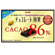 520送礼：meiji 明治 CACAO86%高浓度黑巧克力 70gx6件