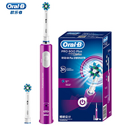 （标配2刷头+赠1刷头）x2件：德国 Oral-B 电动牙刷 d16+