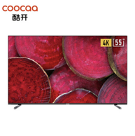 三面无边框、LG硬屏： coocaa 酷开 55K6D 55寸 4K 液晶电视