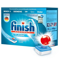 波兰进口 Finish 亮碟  classic 洗碗机专用洗涤块 30块x6盒