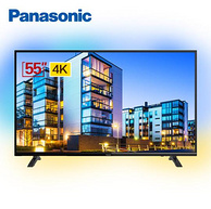 开机无广告、4K HDR：Panasonic 松下 TH-55FX580C 55英寸 4K 液晶电视