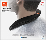 PrimeDay：AtpX无损+4喇叭环绕音+2.5倍差价:JBL Soundgear可穿戴蓝牙音箱