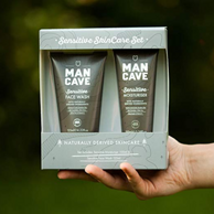PrimeDay：ManCave 男士 敏感护肤套装（乳液100ml+洁面乳125ml）
