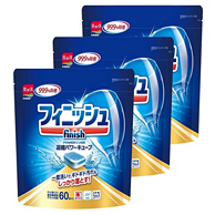 PrimeDay： finish 亮碟 洗碗机洗涤剂 60个×3袋x3件