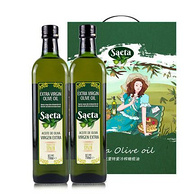 西班牙 欧蕾 特级初榨橄榄油 750mlx2瓶 礼盒装