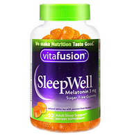 睡眠更安心，vitafusion 促进睡眠褪黑素软糖 60粒