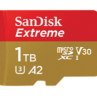 千元大差价！SanDisk 闪迪 Extreme microSD 内存卡 1TB