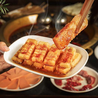 成都特色小吃、大龙燚火锅指定品牌：220gx5袋 锦德裕 红糖糍粑半成品
