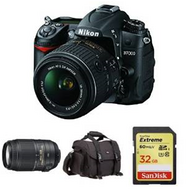 重回好价：Nikon 尼康 D7000 18-55mm+55-300mm双镜头套机 送32G卡和相机包